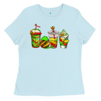 Baby Blue juneteenth coffee Ladies Tee - Jasminsmagicworld