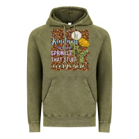 Vintage Olive kindness is free sprinkle Vintage Hoodie - NancyCooperArtShop