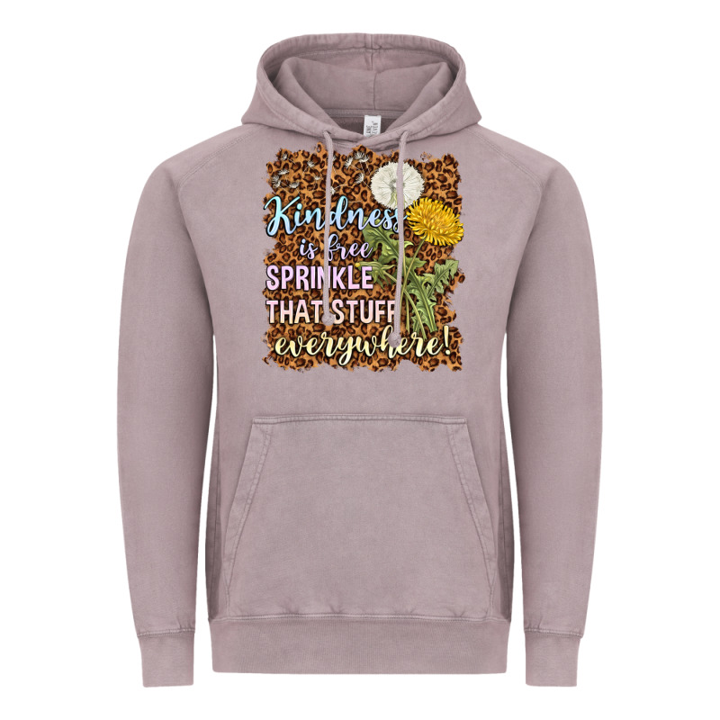 Kindness Is Free Sprinkle Vintage Hoodie by NancyCooperArtShop | Teevron