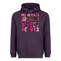 Plum my class is full of sweet hearts olivia Heavyweight Hoodie - OliviaCreatesArt