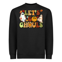 Black halloween lets go ghouls Heavyweight Sweatshirt - BarkalooDesign