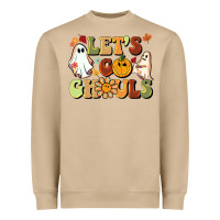Mushroom halloween lets go ghouls Heavyweight Sweatshirt - BarkalooDesign