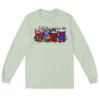 Matcha labor day drink Long Sleeve Tee - RacoonDesign