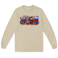 Mushroom labor day drink Long Sleeve Tee - RacoonDesign