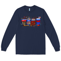 Navy labor day drink Long Sleeve Tee - RacoonDesign