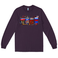 Plum labor day drink Long Sleeve Tee - RacoonDesign