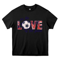Black soccer love of the game Heavy Core Tee - JahusDesignShop