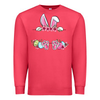 Cardinal Easter bunny name frame Premium Sweatshirt - OliviaCreatesArt