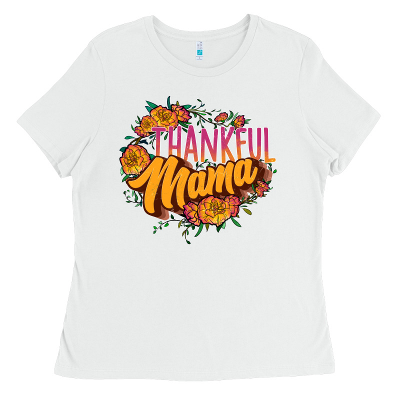 Thankful Mama Ladies Tee by JahusDesignShop | Teevron