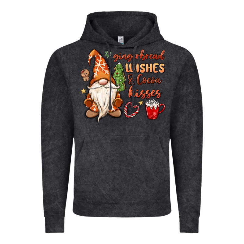 Gingerbread Wishes Cocoa Kisses Vintage Hoodie by MaliasSmallBusiness | Teevron