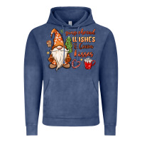 Vintage Denim gingerbread wishes cocoa kisses Vintage Hoodie - MaliasSmallBusiness