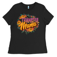 Black thankful mama Ladies Tee - JahusDesignShop