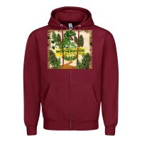 Burgundy motherhood is a walk in the park Zipper Hoodie - TumblerDesignByShophia