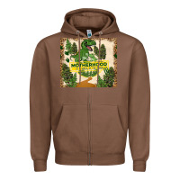 Chestnut motherhood is a walk in the park Zipper Hoodie - TumblerDesignByShophia