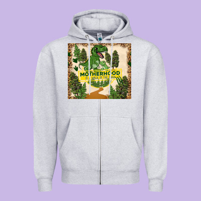 Motherhood Is A Walk In The Park Zipper Hoodie Designed By Tumblerdesignbyshophia