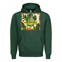 Sports Green motherhood is a walk in the park Zipper Hoodie - TumblerDesignByShophia