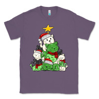 Lavender Christmas cat tree Classic Tee - MaliasSmallBusiness