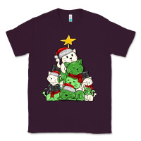 Plum Christmas cat tree Classic Tee - MaliasSmallBusiness
