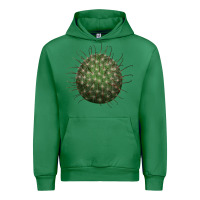 Emerald Arizona Fishhook Cactus Urban Hoodie - LillyAllenDesigns