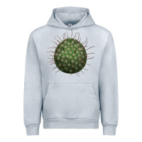Heather Grey Arizona Fishhook Cactus Urban Hoodie - LillyAllenDesigns