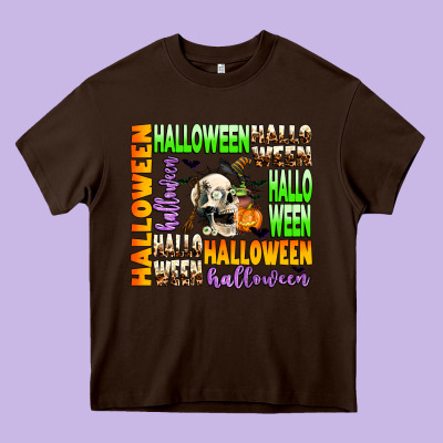 Halloween Heavy Core Tee Designed By Adodesignshop