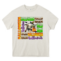 Cream halloween Heavy Core Tee - AdoDesignShop
