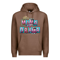 Chestnut Mama of Drama Mother's Day Premium Hoodie - CowGirlArtShop
