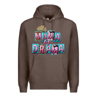 Coffee Mama of Drama Mother's Day Premium Hoodie - CowGirlArtShop