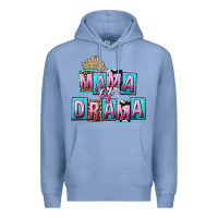 Colony Blue Mama of Drama Mother's Day Premium Hoodie - CowGirlArtShop