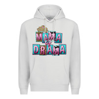 Dove Grey Mama of Drama Mother's Day Premium Hoodie - CowGirlArtShop