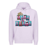 Lilac Mama of Drama Mother's Day Premium Hoodie - CowGirlArtShop