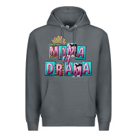 Rock Mama of Drama Mother's Day Premium Hoodie - CowGirlArtShop