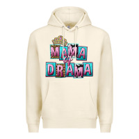 Tofu Mama of Drama Mother's Day Premium Hoodie - CowGirlArtShop