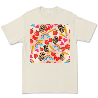 Bone back to school seamless pattern 5 (3600x3600) Premium Tee - AdoDesignShop