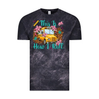 Cloud Black this is how i roll Vintage Tee - NancyCooperArtShop