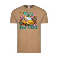 Vintage Coffee this is how i roll Vintage Tee - NancyCooperArtShop
