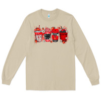 Mushroom lady bug drink Long Sleeve Tee - RacoonDesign