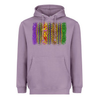 Lavender mardi gras brushstroke Heavyweight Hoodie - OliviaCreatesArt