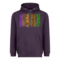 Plum mardi gras brushstroke Heavyweight Hoodie - OliviaCreatesArt