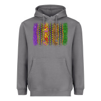 Storm mardi gras brushstroke Heavyweight Hoodie - OliviaCreatesArt