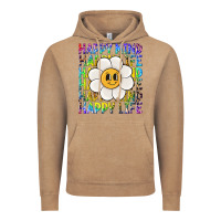 Vintage Coffee happy mind happy life Vintage Hoodie - NancyCooperArtShop