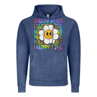 Vintage Denim happy mind happy life Vintage Hoodie - NancyCooperArtShop