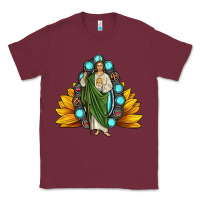 Burgundy san judas gemstone sunflower Classic Tee - JahusDesignShop