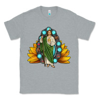 Heather Grey san judas gemstone sunflower Classic Tee - JahusDesignShop