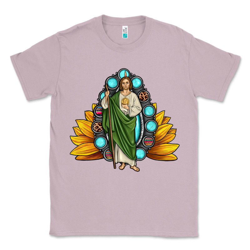 San Judas Gemstone Sunflower Classic Tee by JahusDesignShop | Teevron