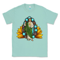 Seafoam san judas gemstone sunflower Classic Tee - JahusDesignShop