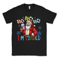 Black ho ho ho im loaded Classic Tee - CowhideDigitalArt