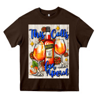 Chocolate Brown this calls for aperol   air freshener Heavy Core Tee - AdoDesignShop