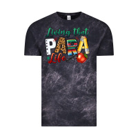 Cloud Black living that para life Vintage Tee - NancyCooperArtShop