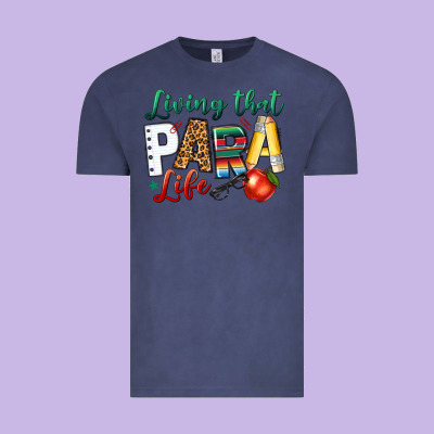 Living That Para Life Vintage Tee Designed By Nancycooperartshop